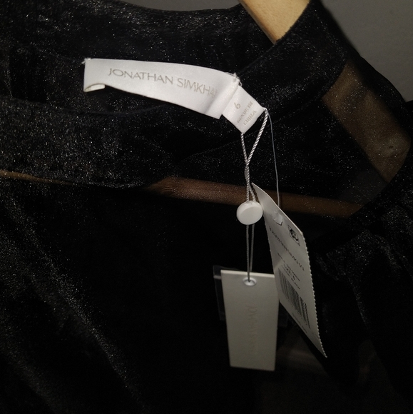 NWT JONATHAN SIMKHAI Monique Sheer Mini Dress - Picture 5 of 12